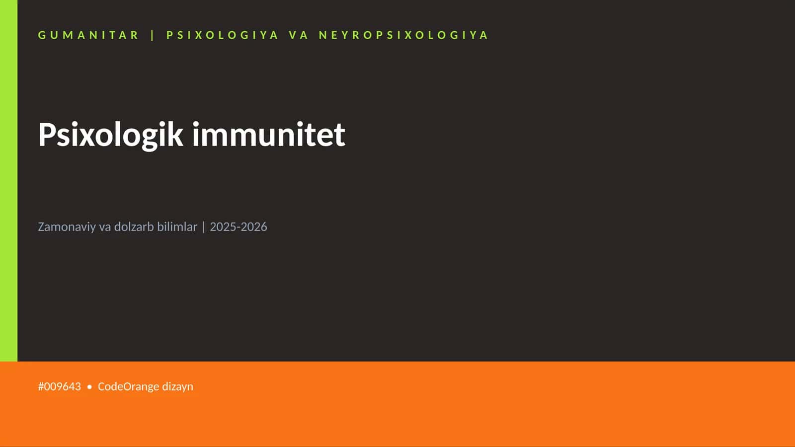 Psixologik immunitet