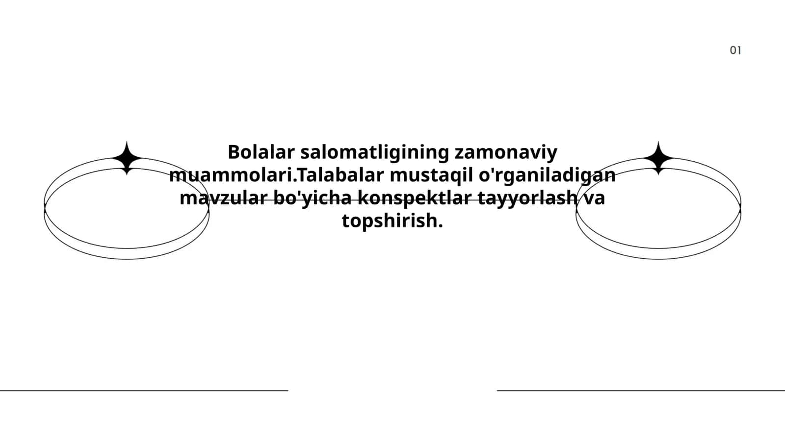 Bolalar Salomatligi Muammolari