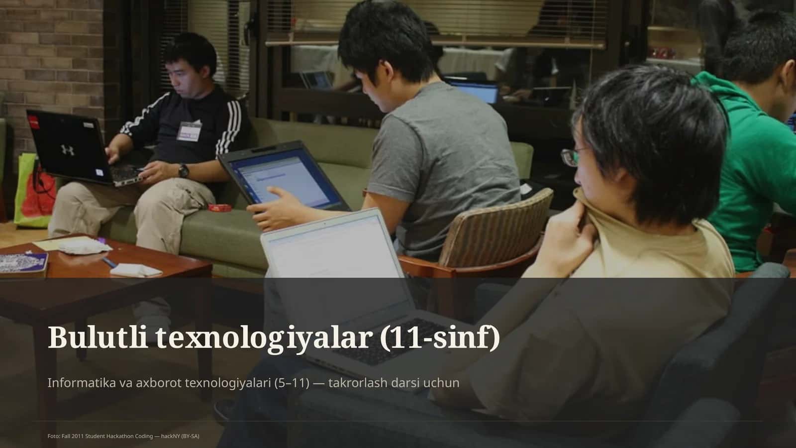 Bulutli texnologiyalar (11-sinf)