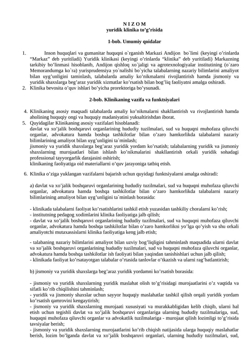Yuridik klinika