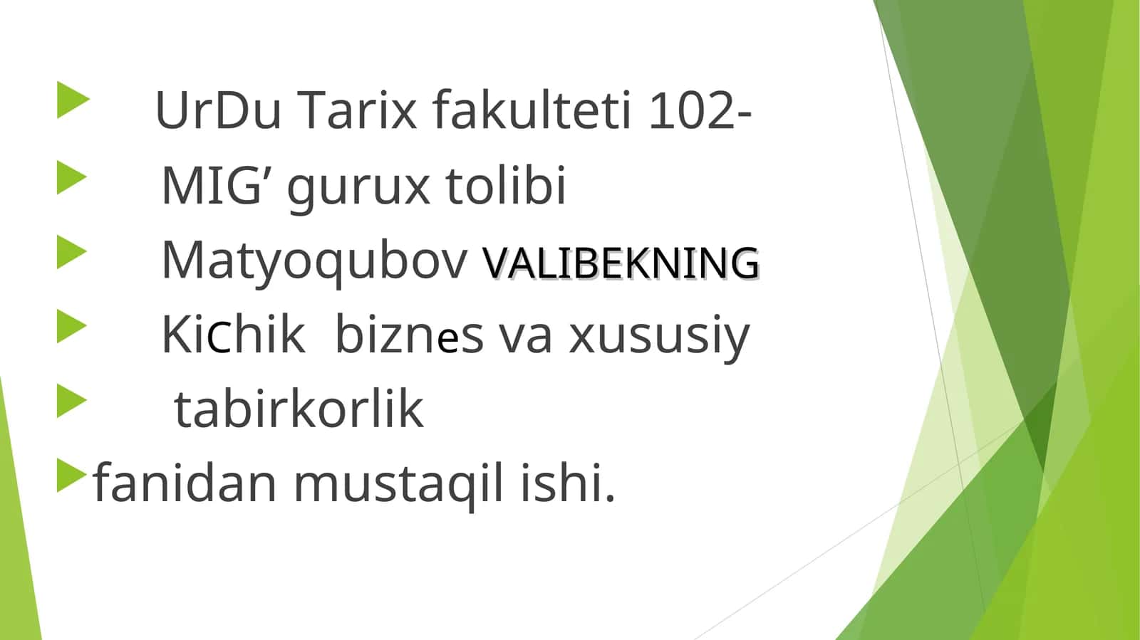 Kichik biznes va tadbirkorlik subektlarida maxsulot tan narxining kamaytirish yo‘llari 1