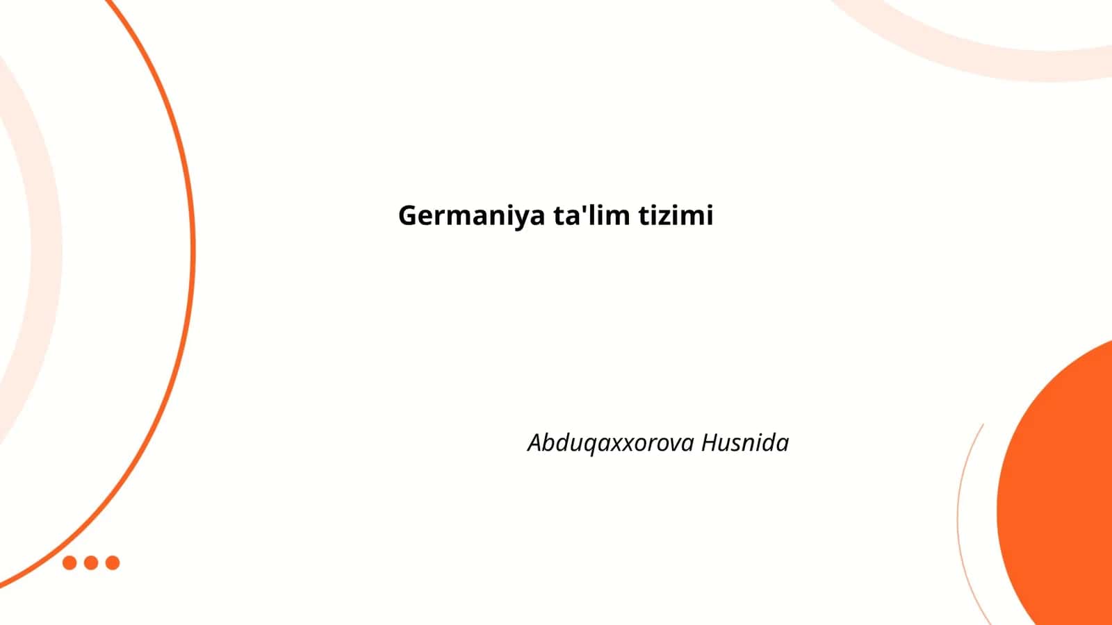Germaniya ta'lim tizimi
