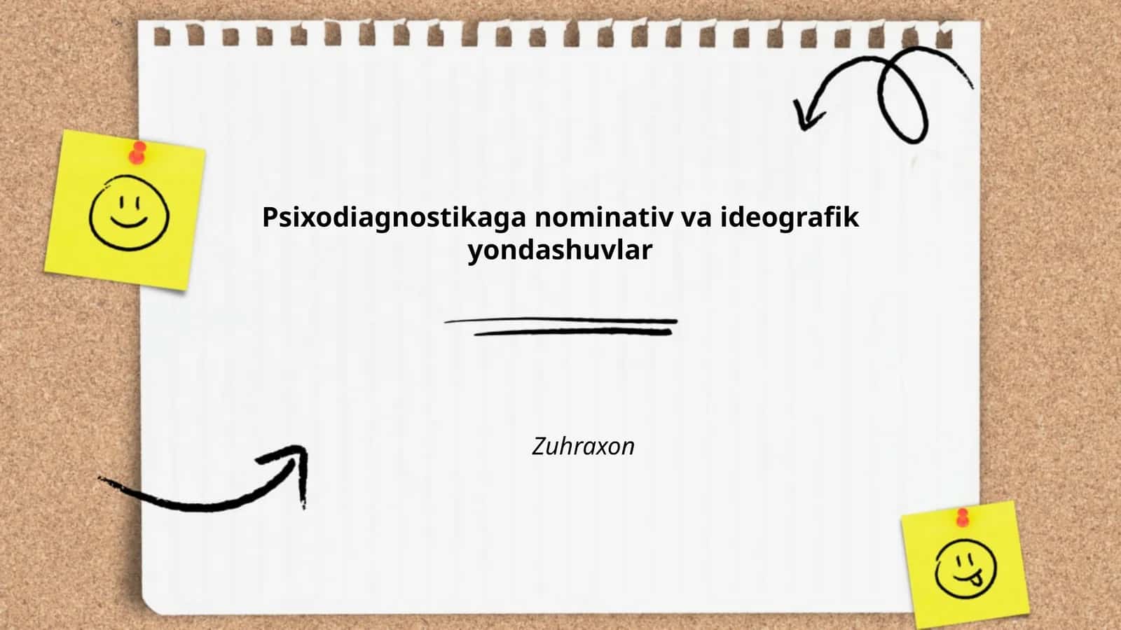 Psixodiagnostikaga nominativ va ideografik yondashuvlar