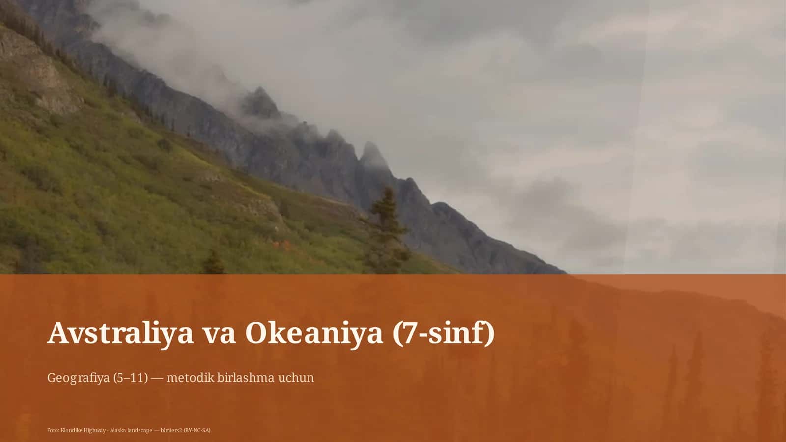Avstraliya va Okeaniya (7-sinf)