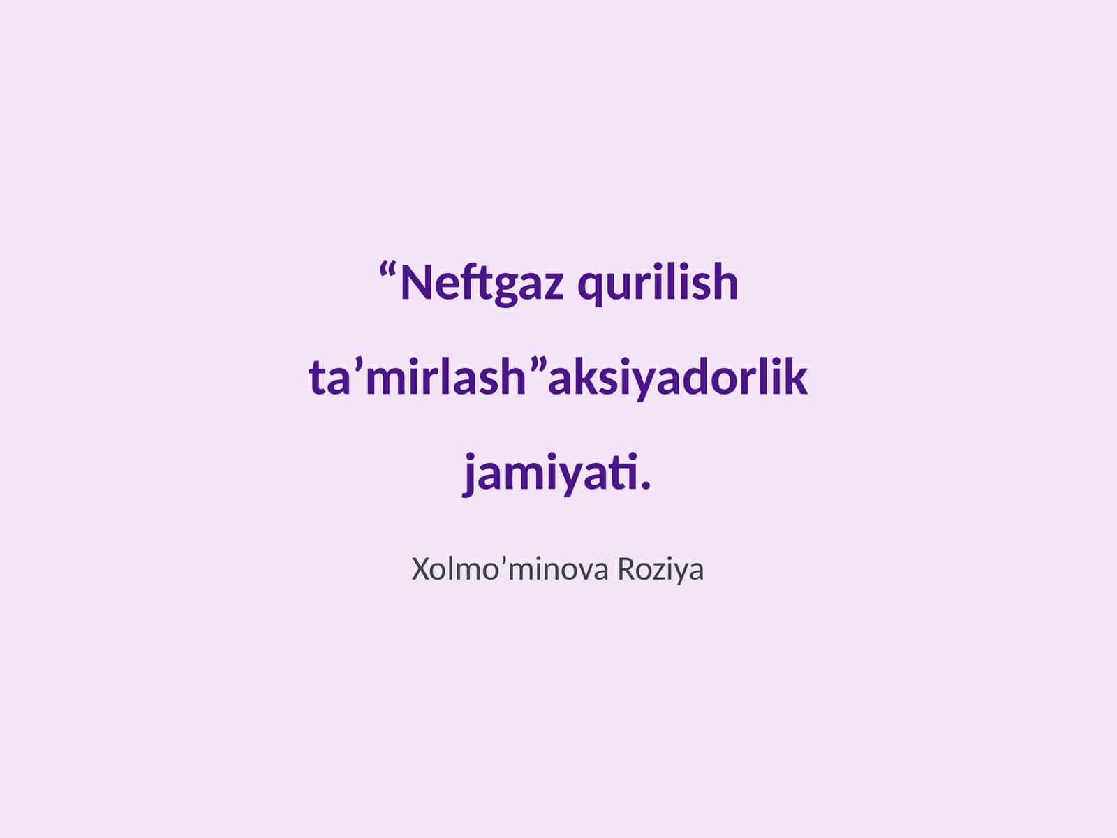 Neftgaz qurilish ta’mirlash aksiyadorlik jamiyati