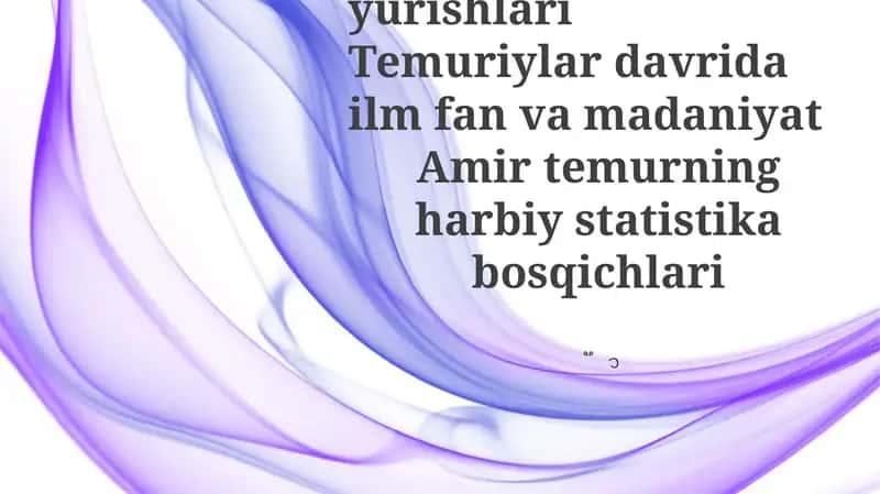 Temuriylar davrida fan, san'at va madaniyat