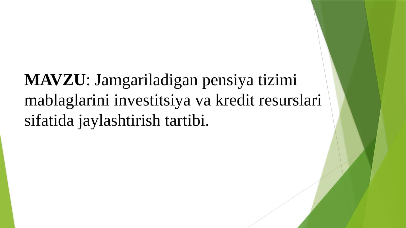 Jamgariladigan pensiyatizimi