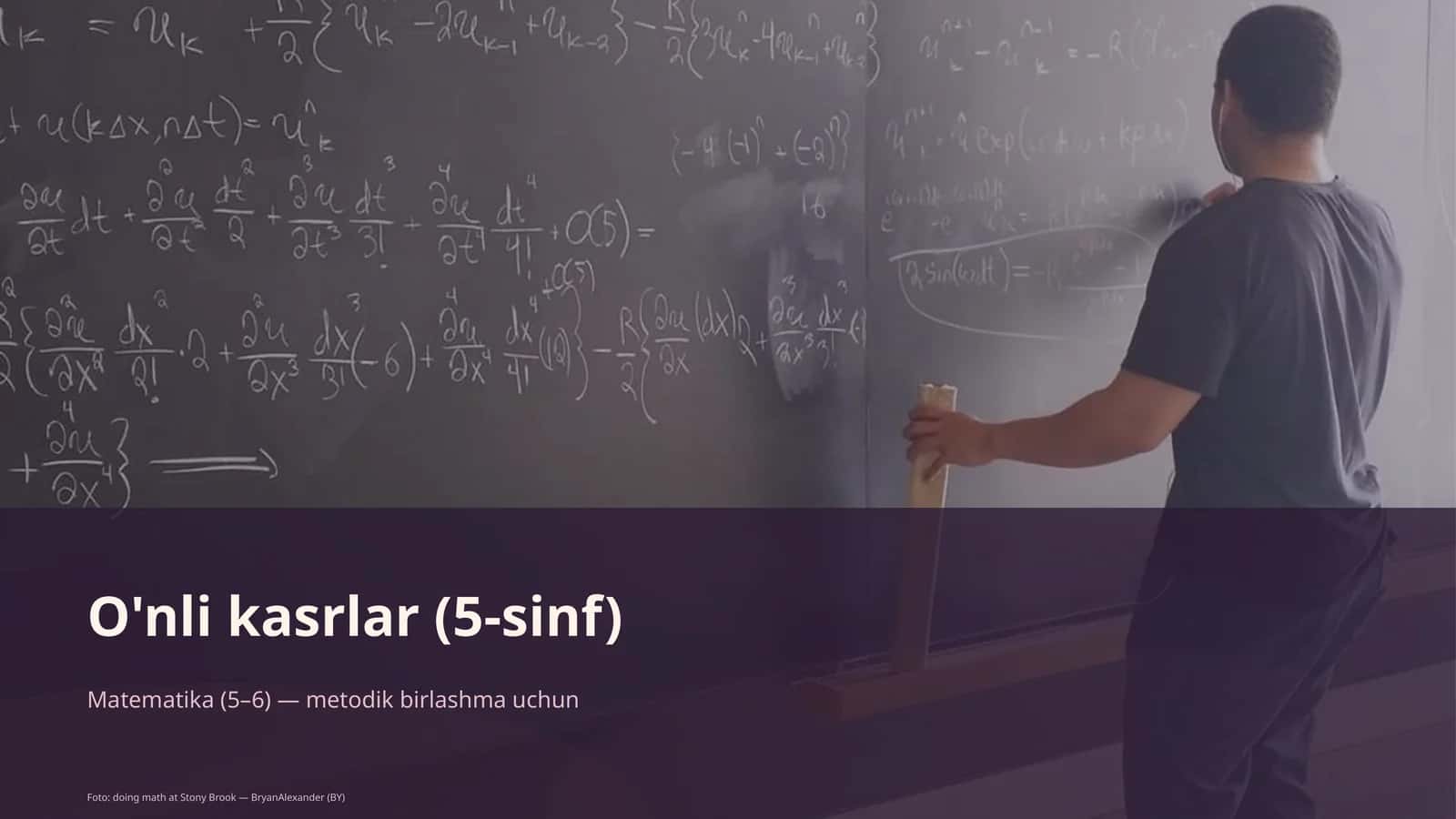 O'nli kasrlar (5-sinf) Matematika (5–6)