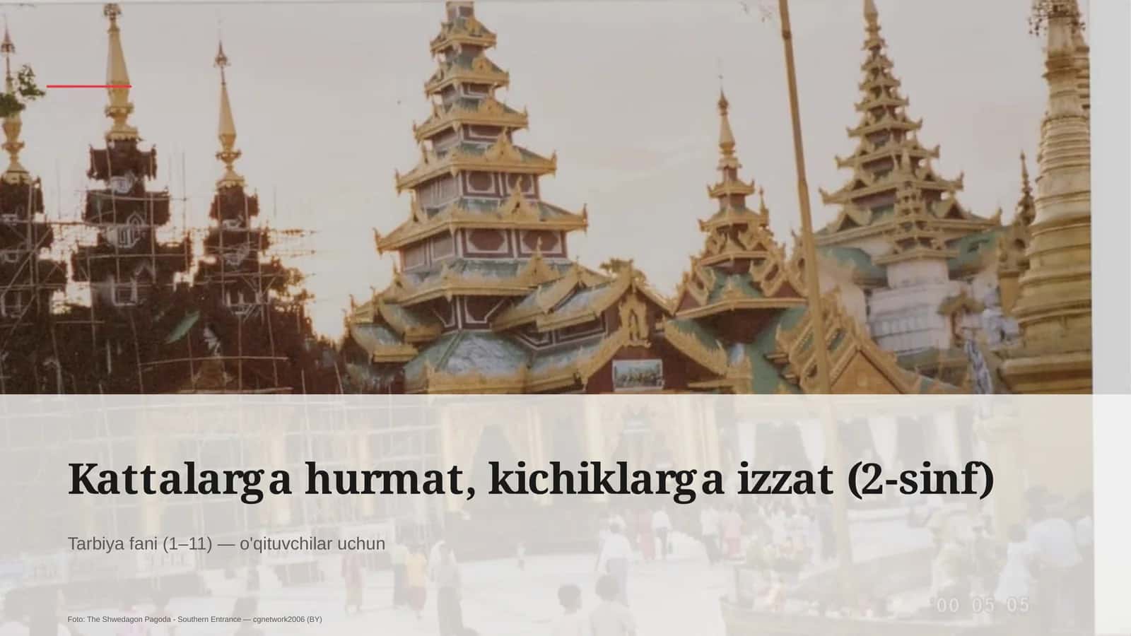 Kattalarga hurmat, kichiklarga izzat (2-sinf)