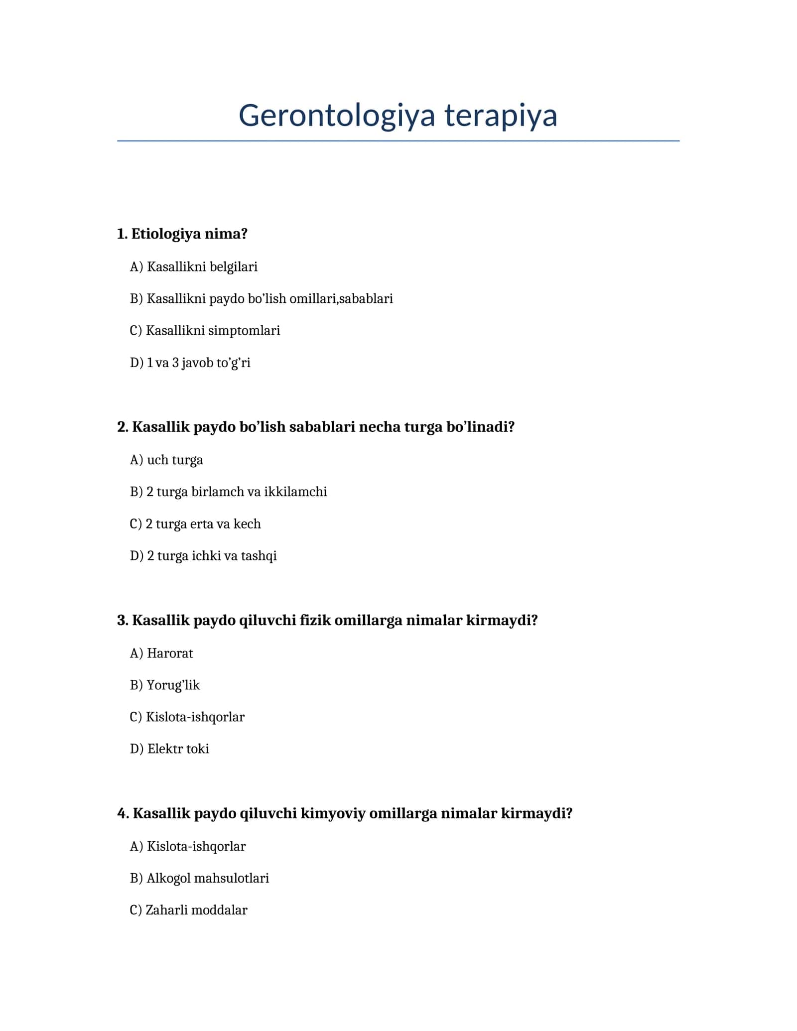 Gerontologiya terapiya