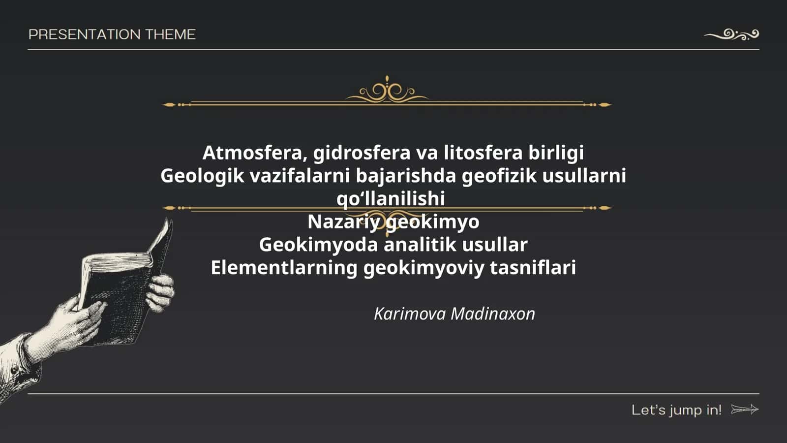 Geologik vazifalarni bajarishda geofizik usullarni qoʻllanilishi