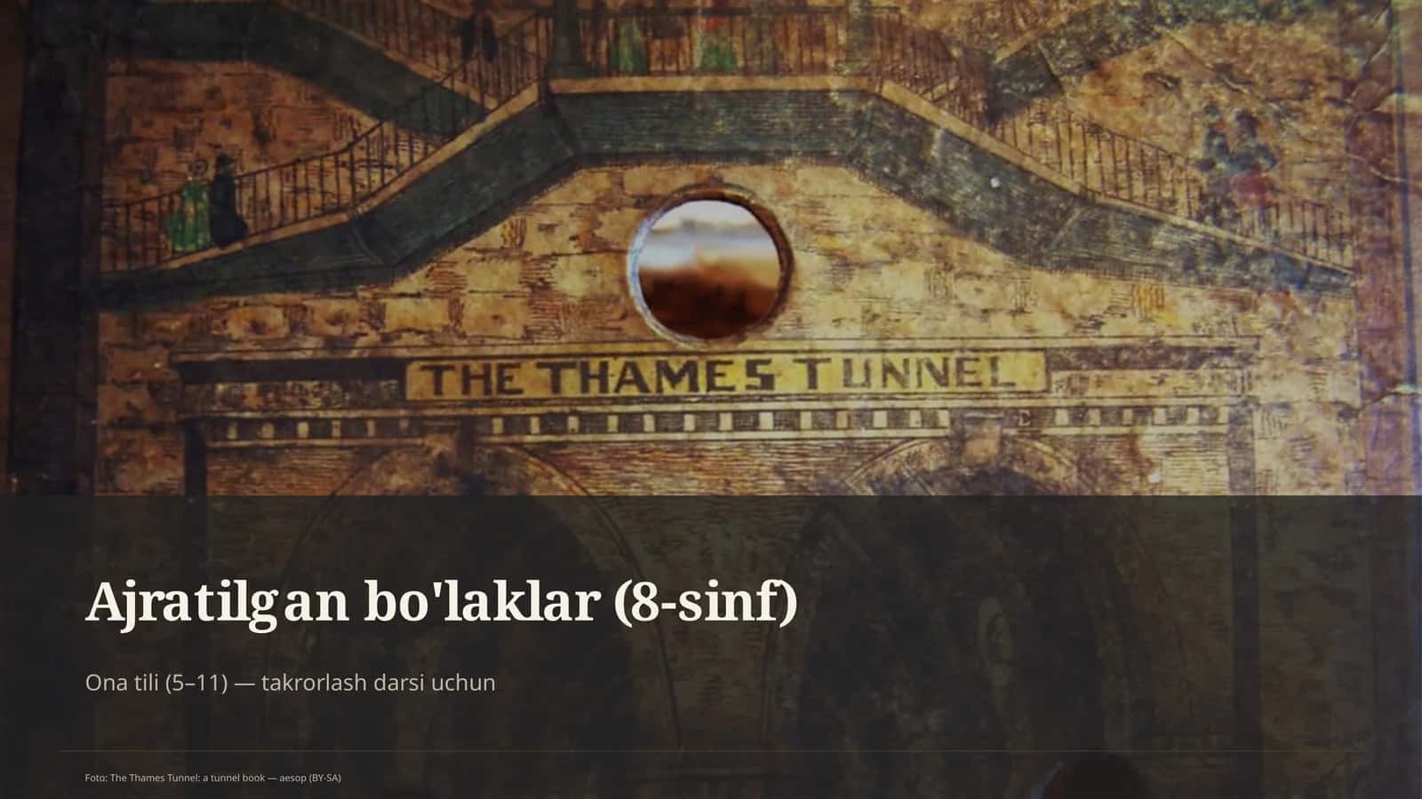 Ajratilgan bo'laklar (8-sinf)