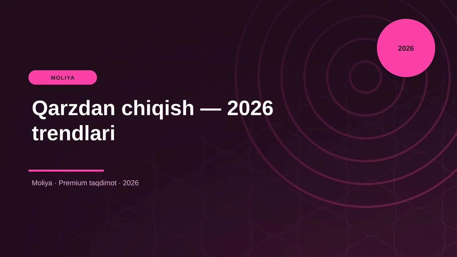 Qarzdan chiqish — 2026 trendlari