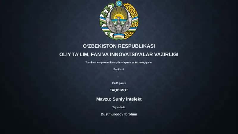 Suniy intelekt