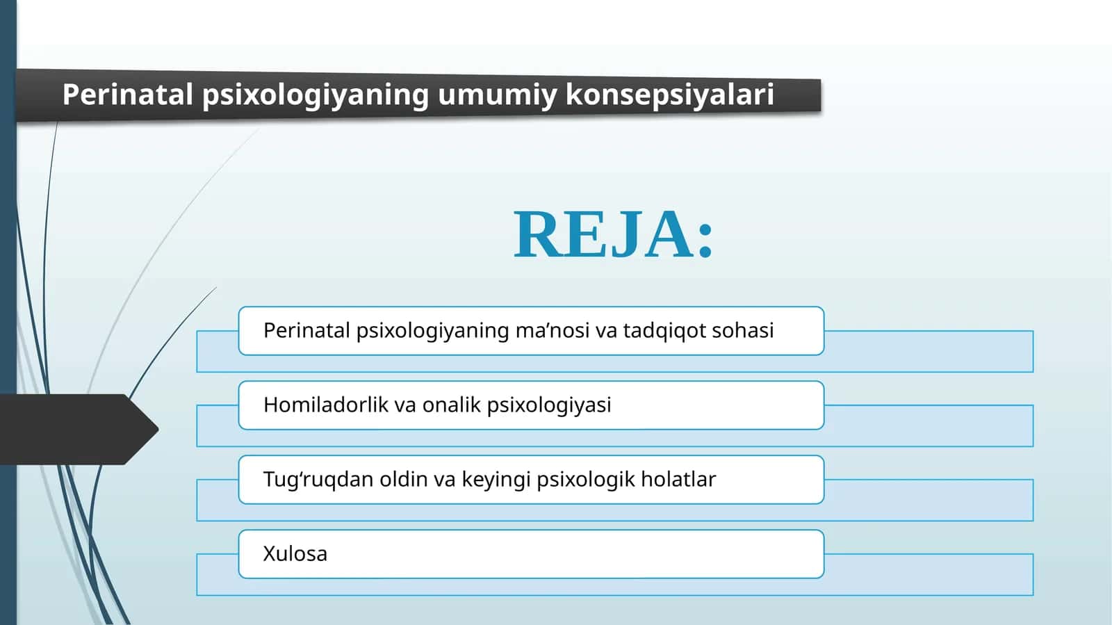 Perinatal psixologiyaning umumiy konsepsiyalari