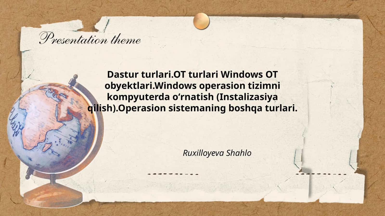 Dastur turlari