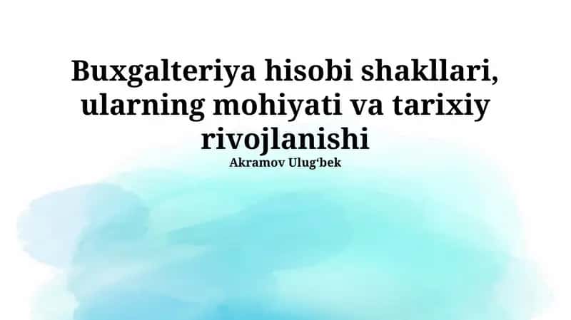 Xalqaro Buxgalteriya Standartlari
