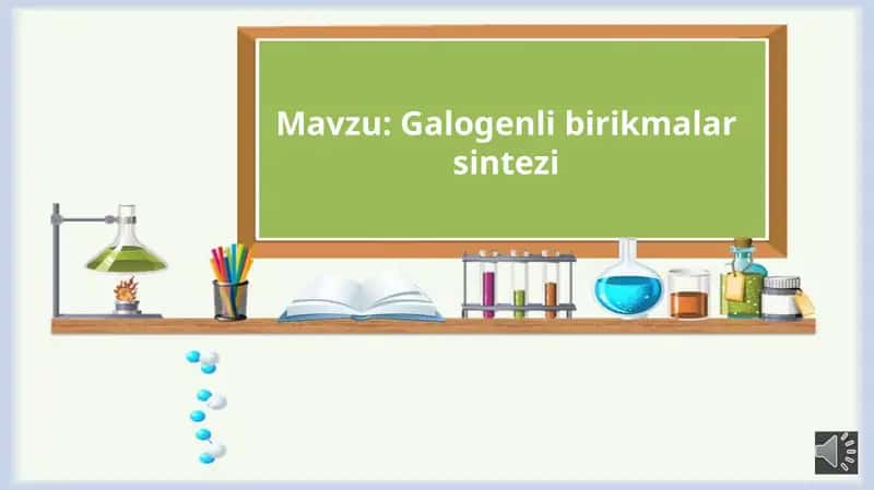 Galogenlibirikmalarsintezi