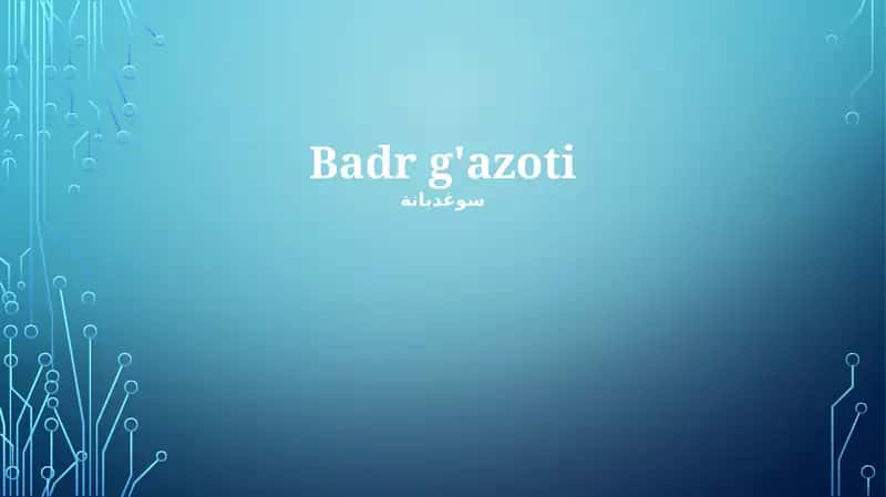 Badr g'azoti