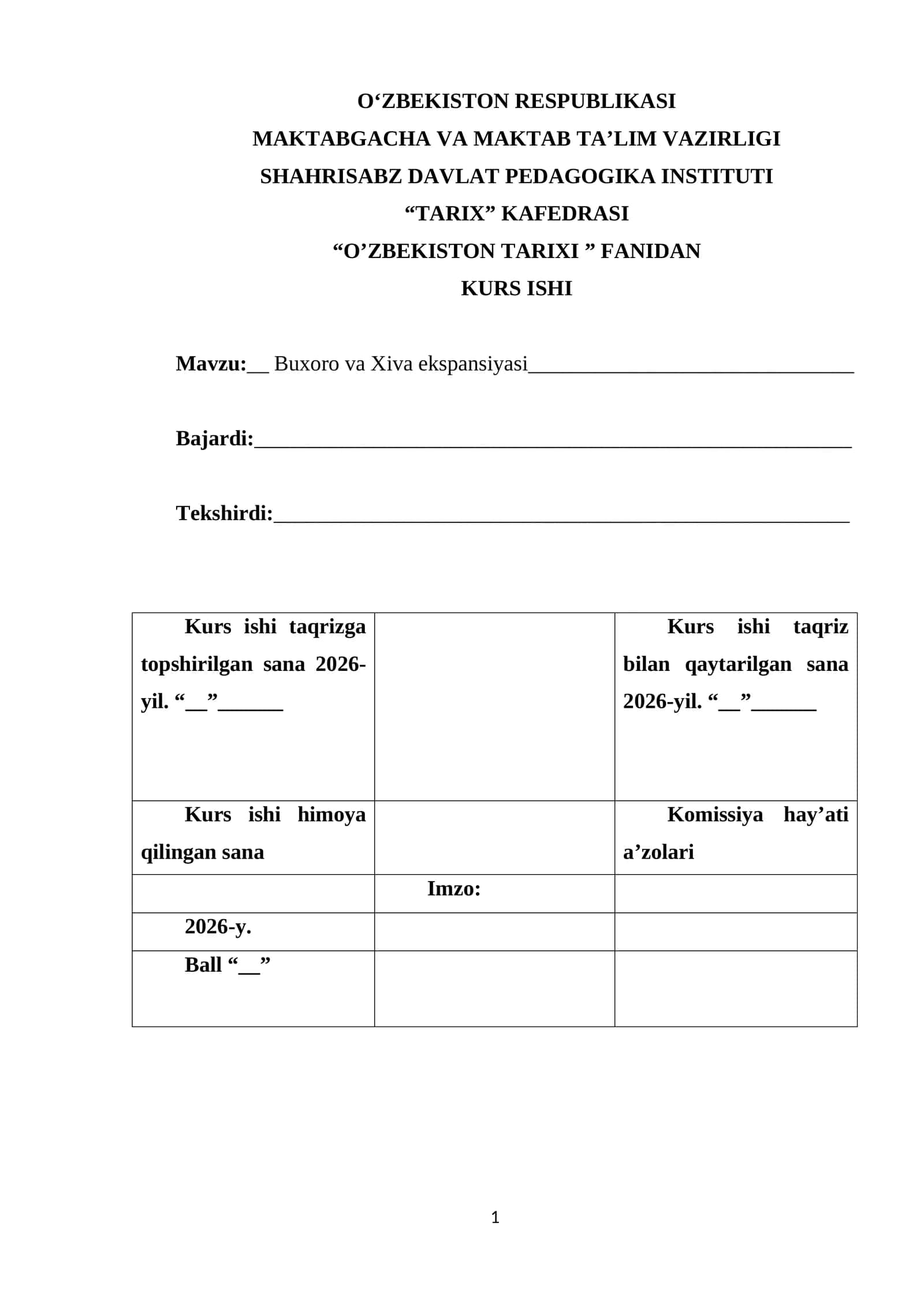 Buxoro va Xiva ekspansiyasi