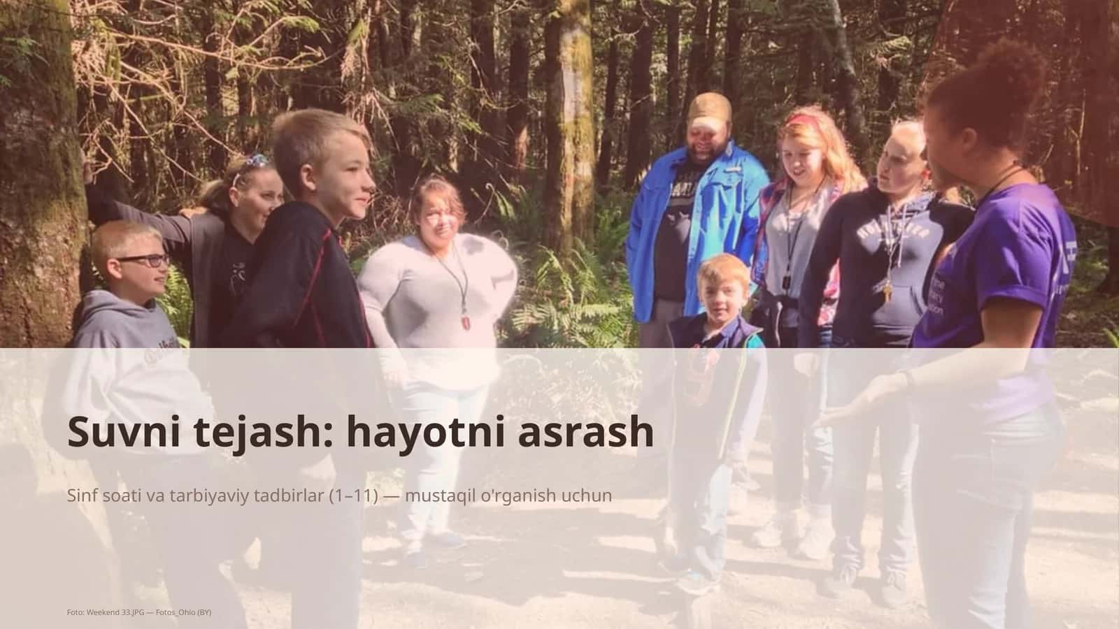 Suvni tejash: hayotni asrash