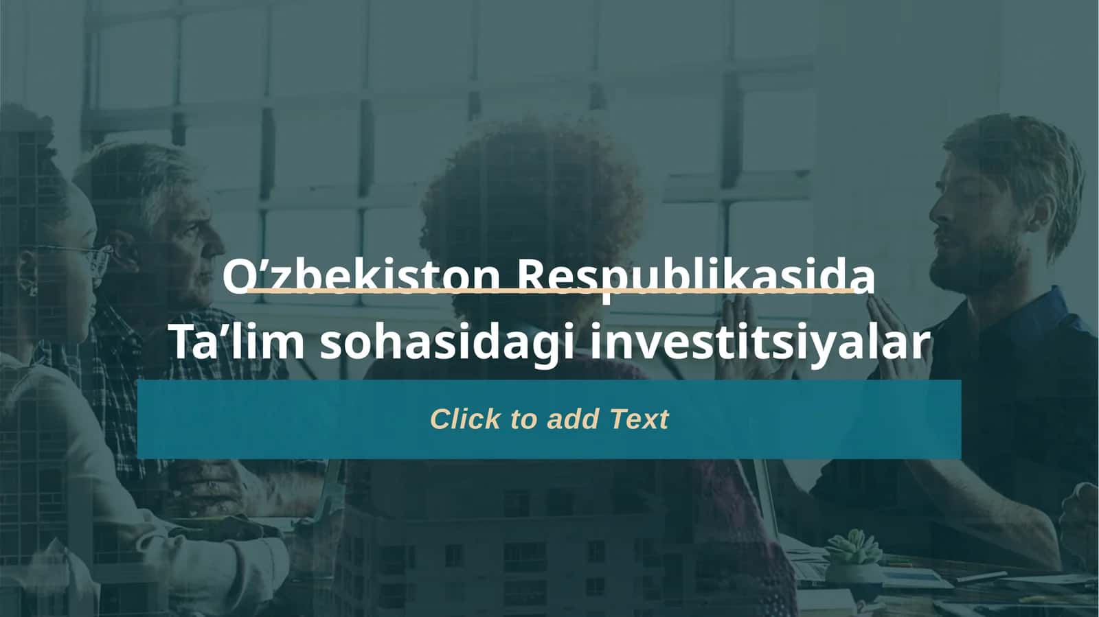 O’zbekiston Respublikasida Ta’lim sohasidagi investitsiyalar