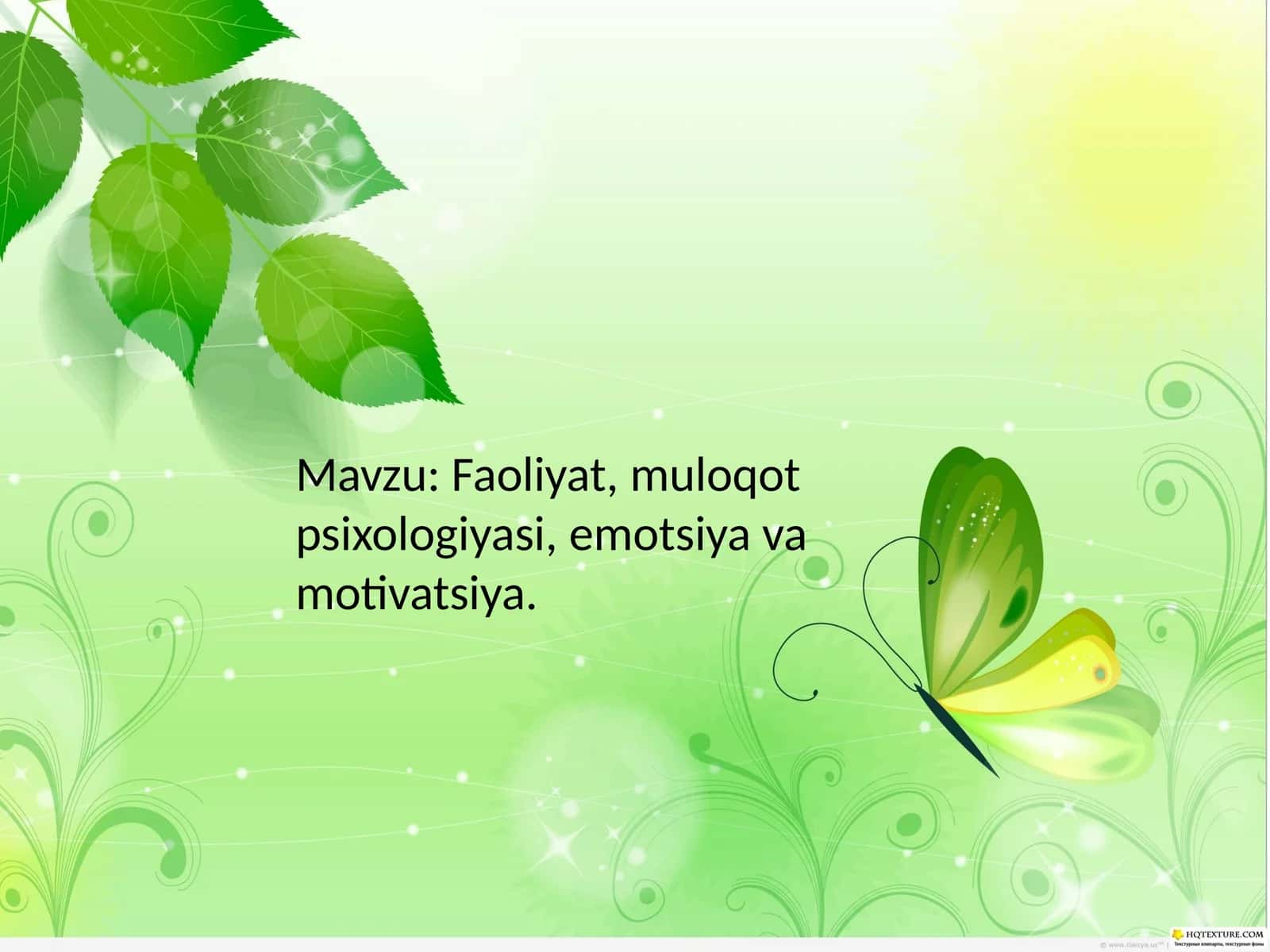 Faoliyat, Muloqot Psixologiyasi, Emotsiya va Motivatsiya