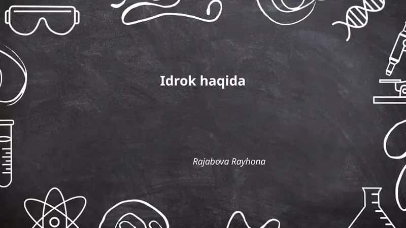 Idrok haqida