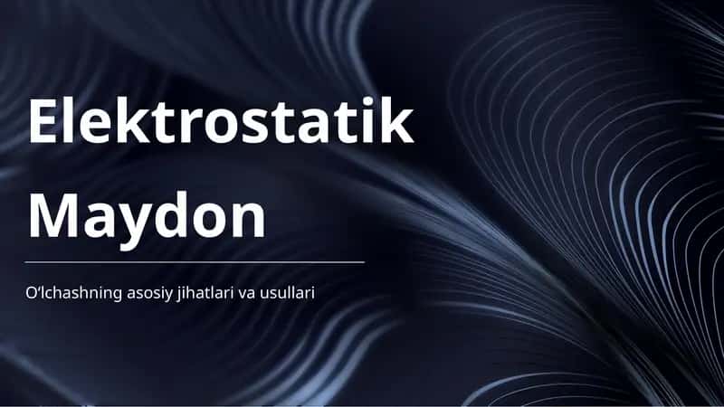 Elektrostatik Maydon