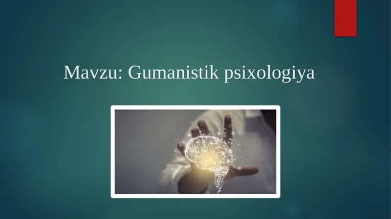 Gumanistikpsixologiya