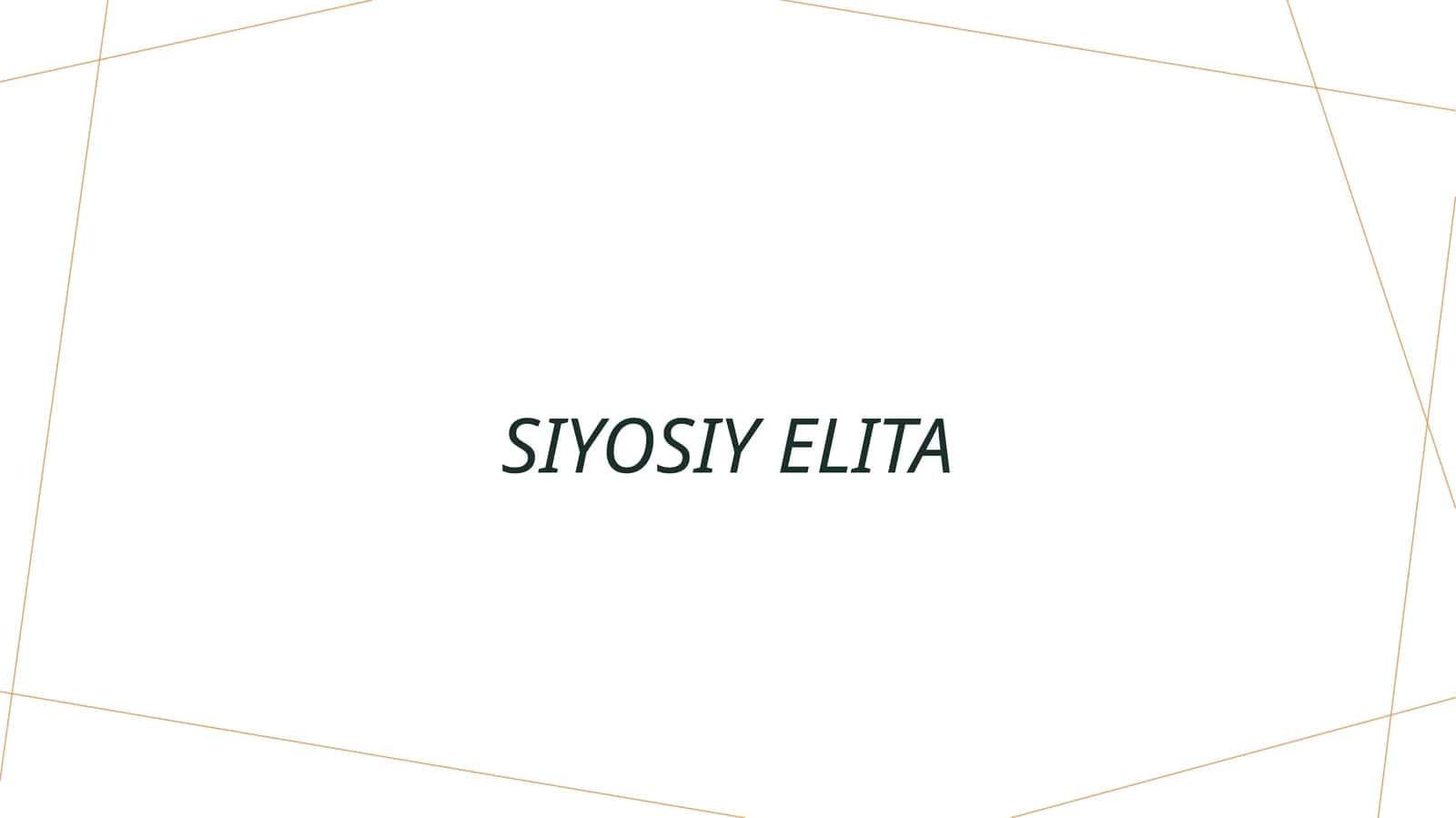 Siyosiy elita