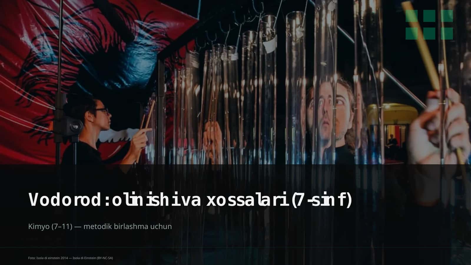 Vodorod: olinishi va xossalari (7-sinf)
