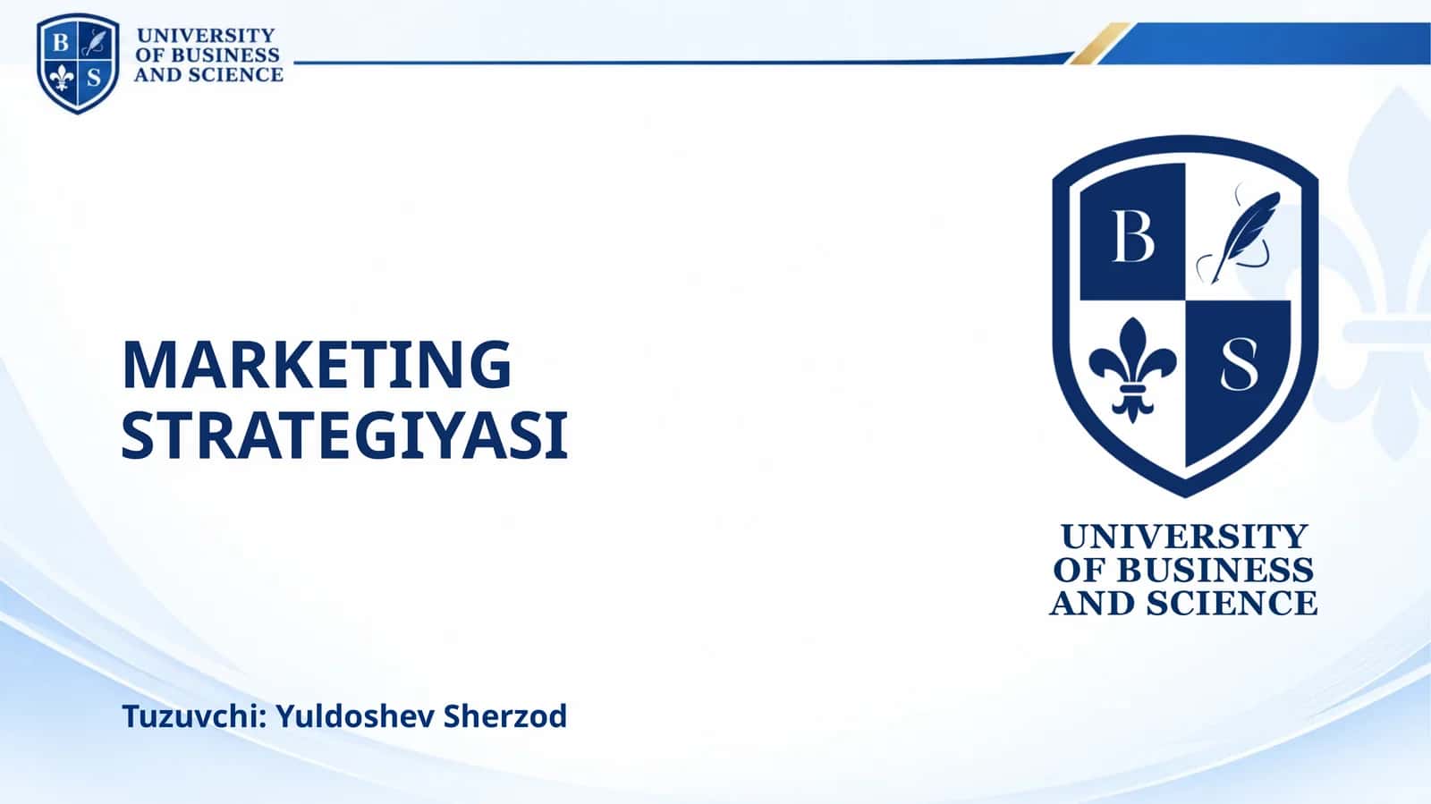 MARKETING STRATEGIYASI