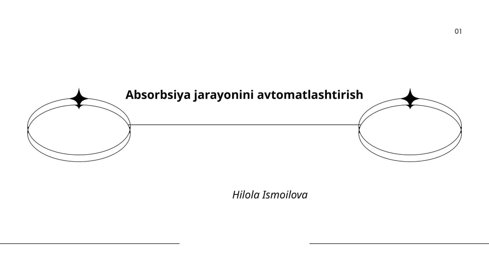 Absorbsiya jarayonini avtomatlashtirish