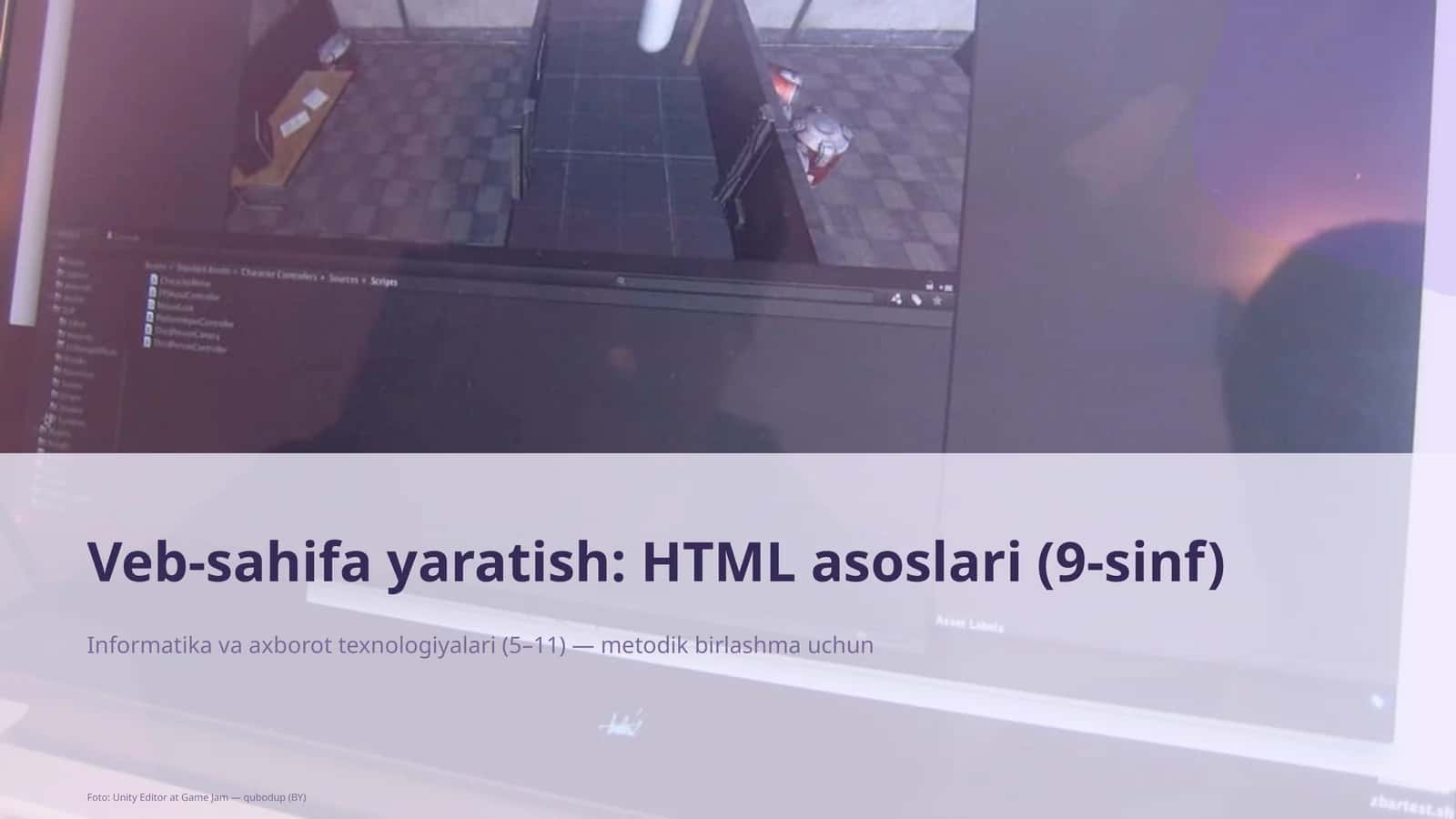 Veb-sahifa yaratish: HTML asoslari (9-sinf)
