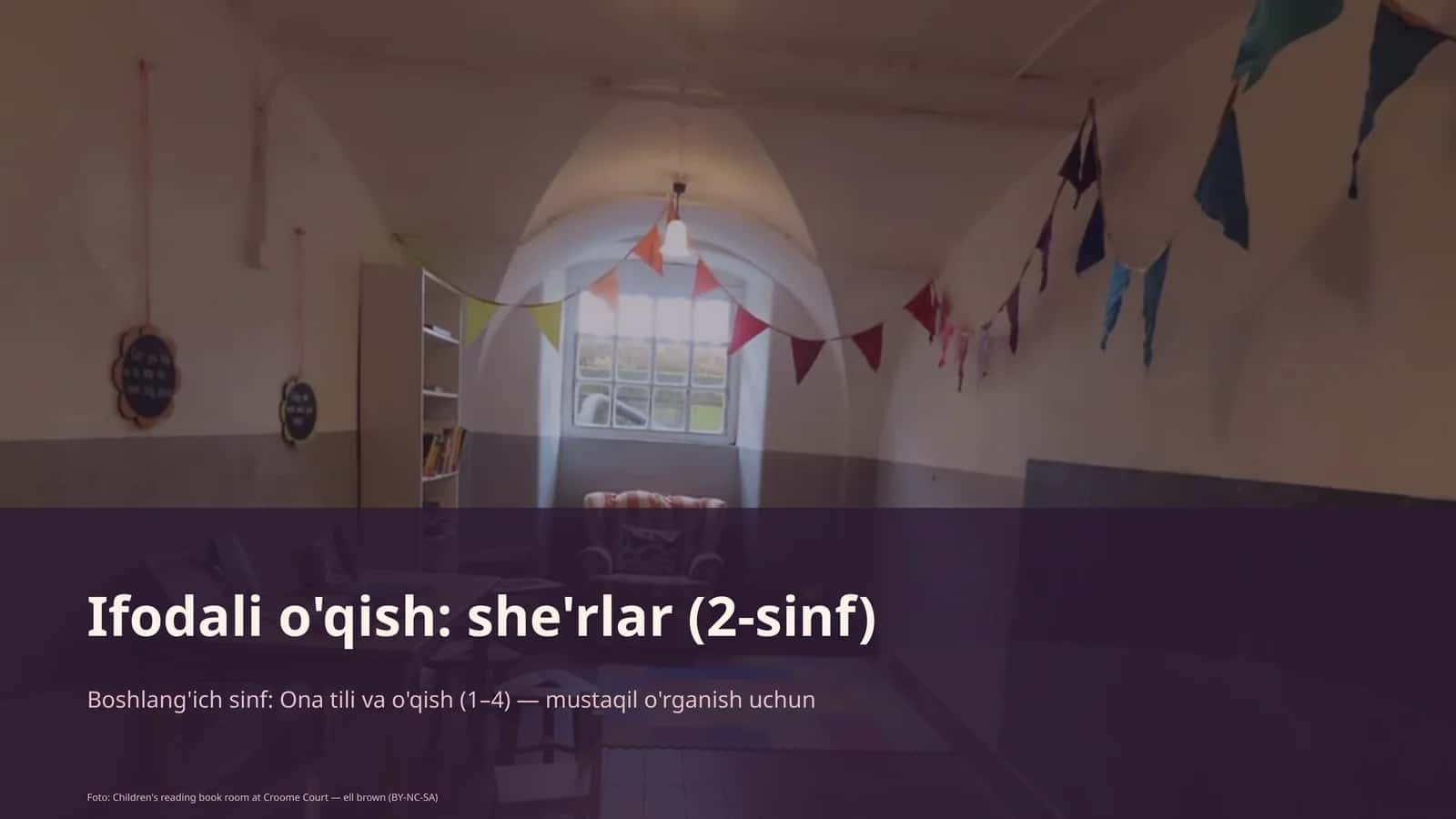 Ifodali o'qish: she'rlar (2-sinf)