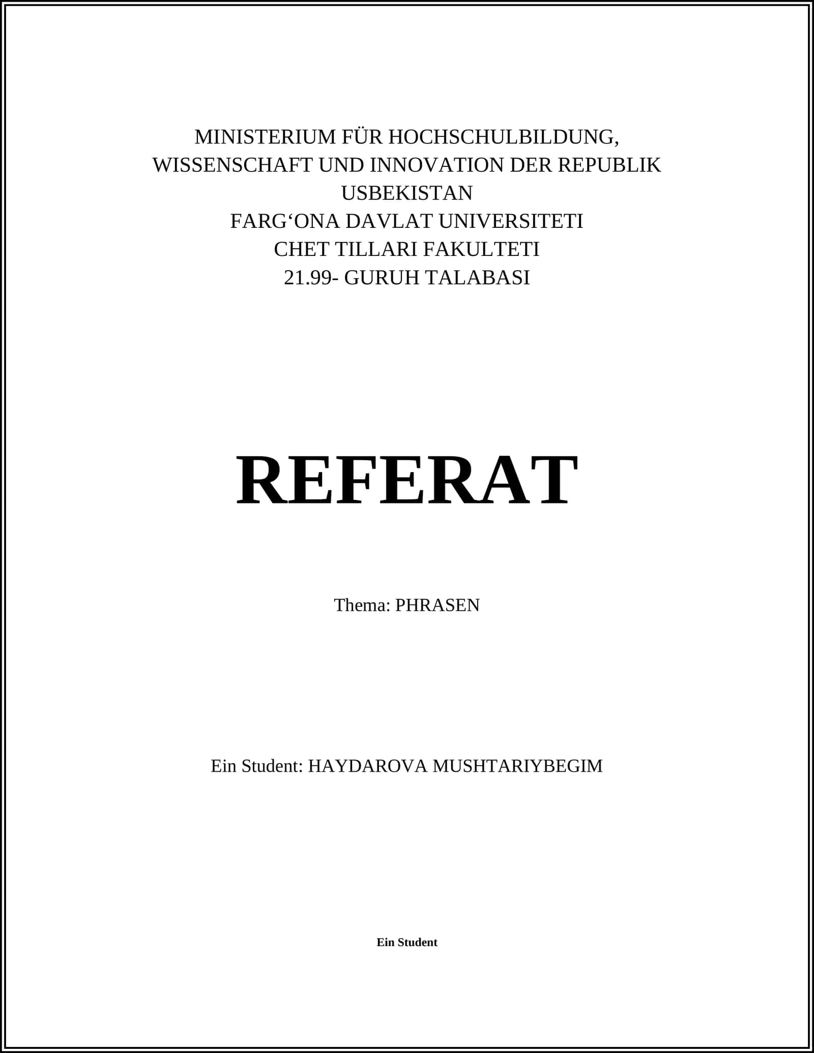 Redewendungen in der deutschen Sprache