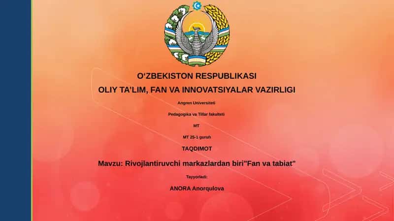 Fan va tabiat