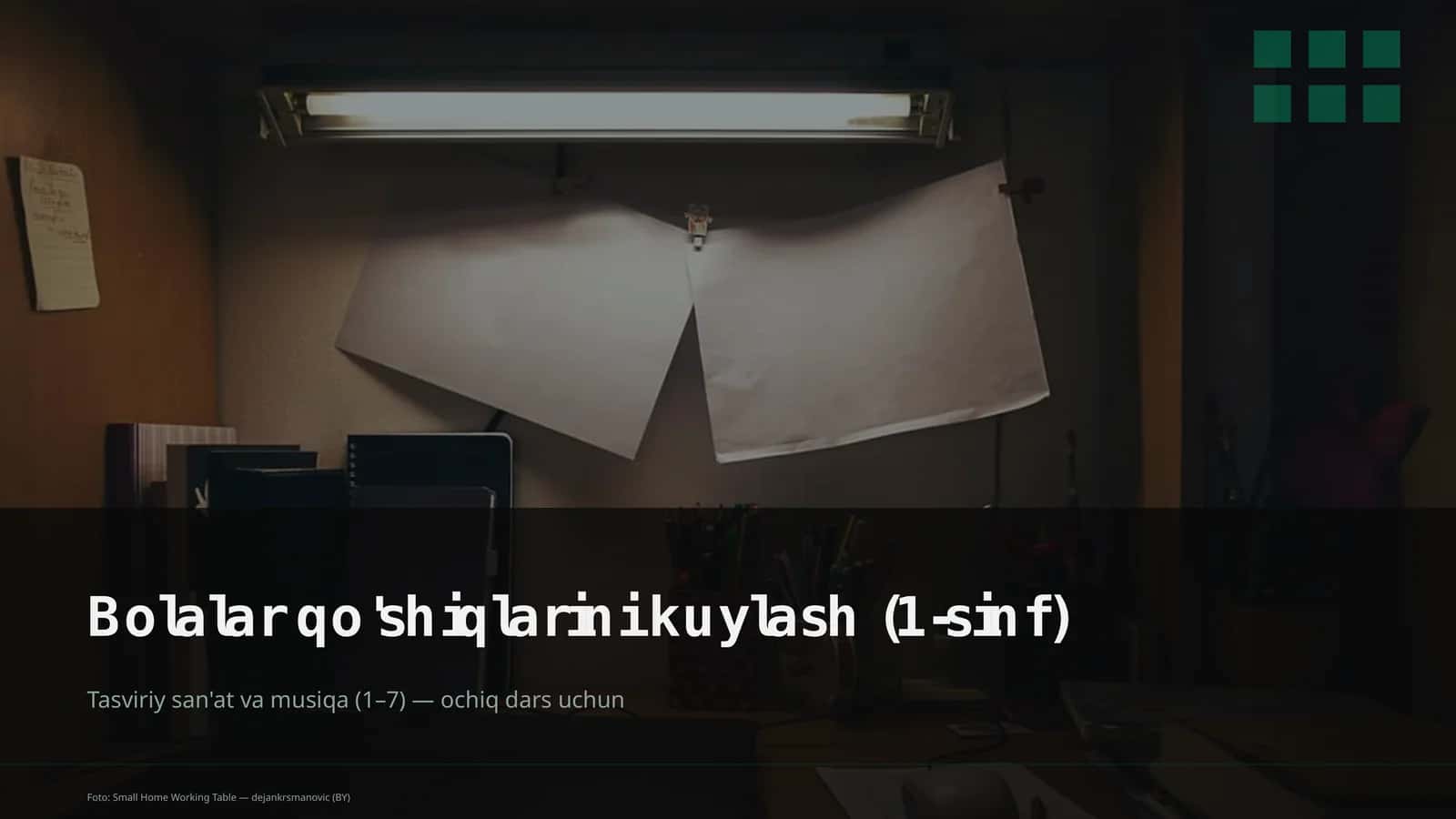 Bolalar qo'shiqlarini kuylash (1-sinf)