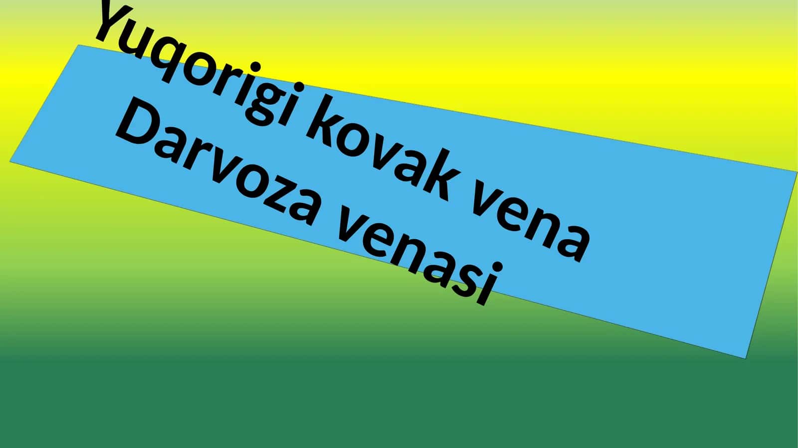 Yuqorigi kovak vena