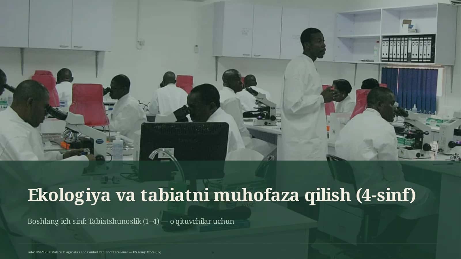 Ekologiya va tabiatni muhofaza qilish (4-sinf)