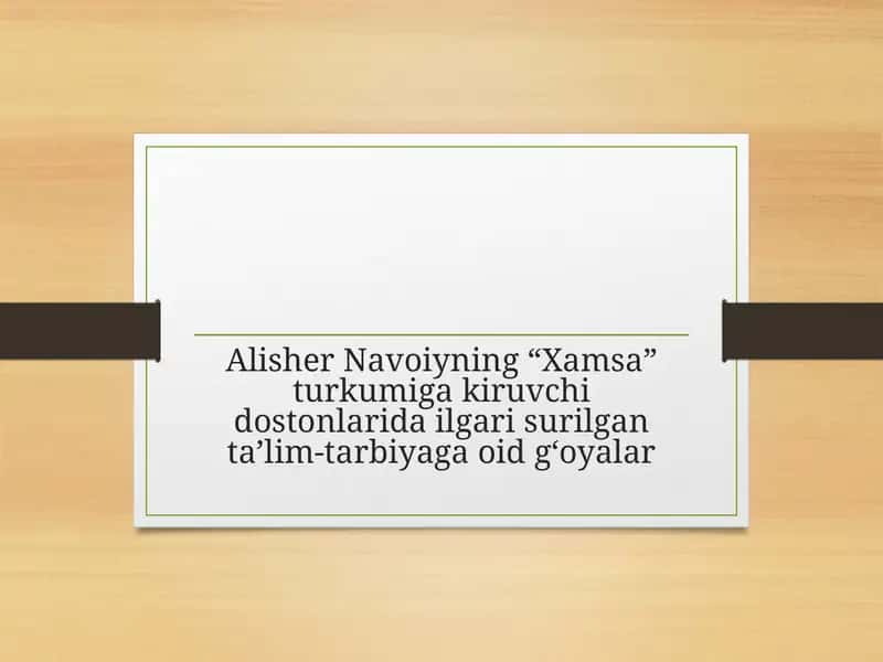 Xamsa turkumi