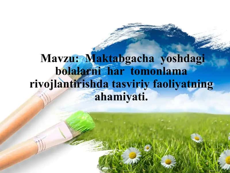 Tasviriy faoliyat
