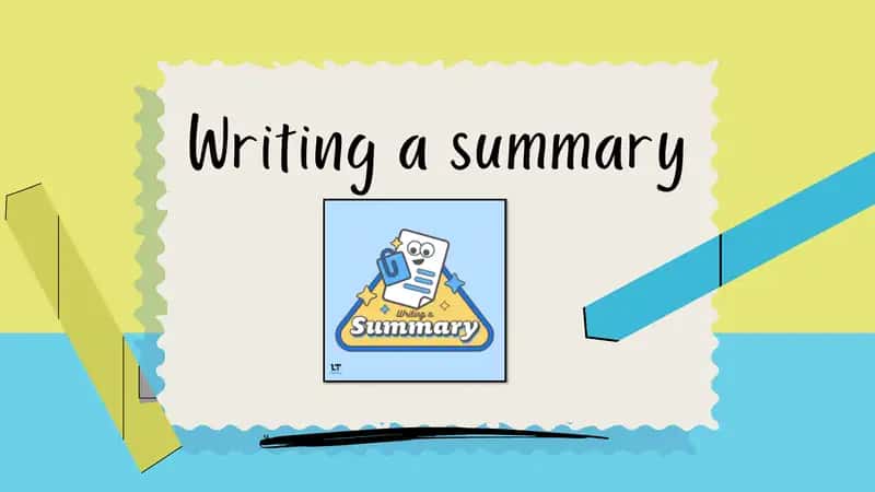 Writing a summary