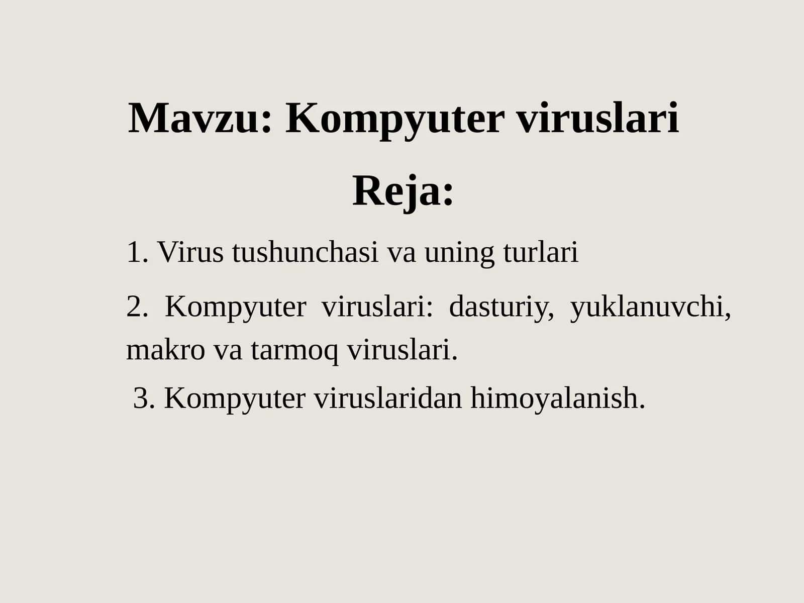 Kompyuter viruslari