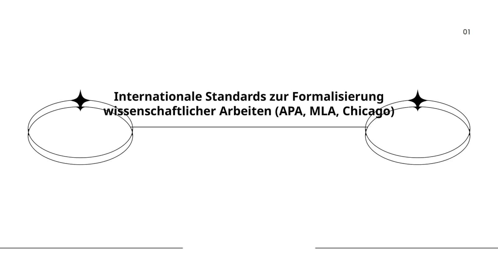 Internationale Standards zur Formalisierung wissenschaftlicher Arbeiten (APA, MLA, Chicago)
