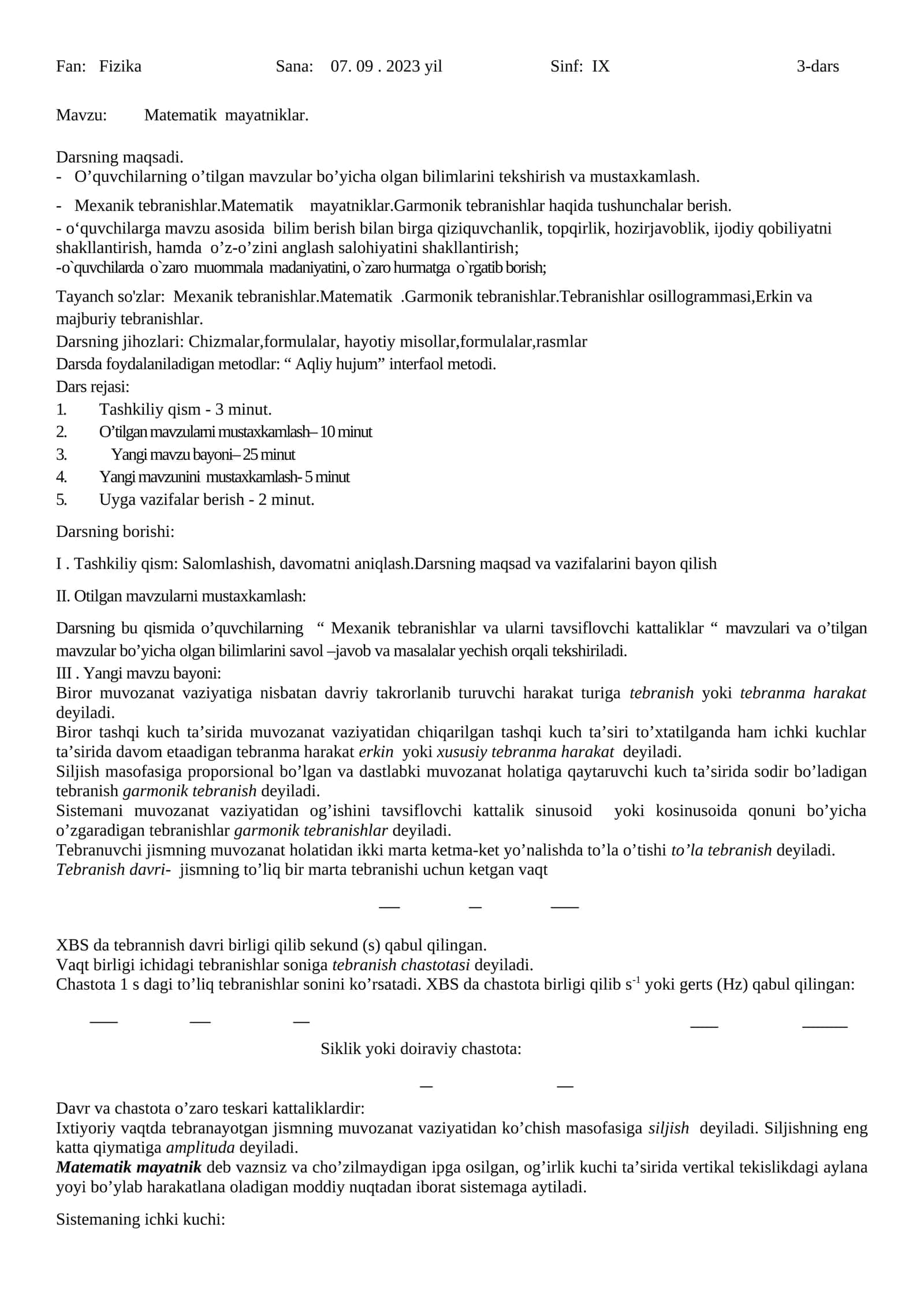 Matematik mayatniklar