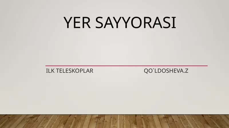 YER SAYYORASI