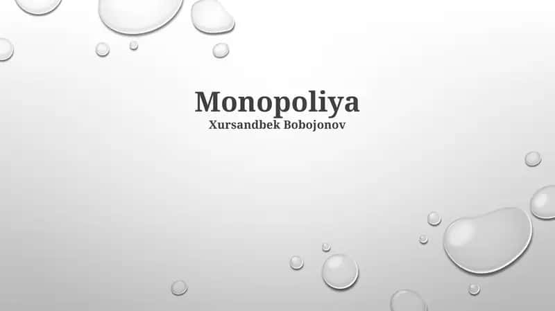 Monopoliya