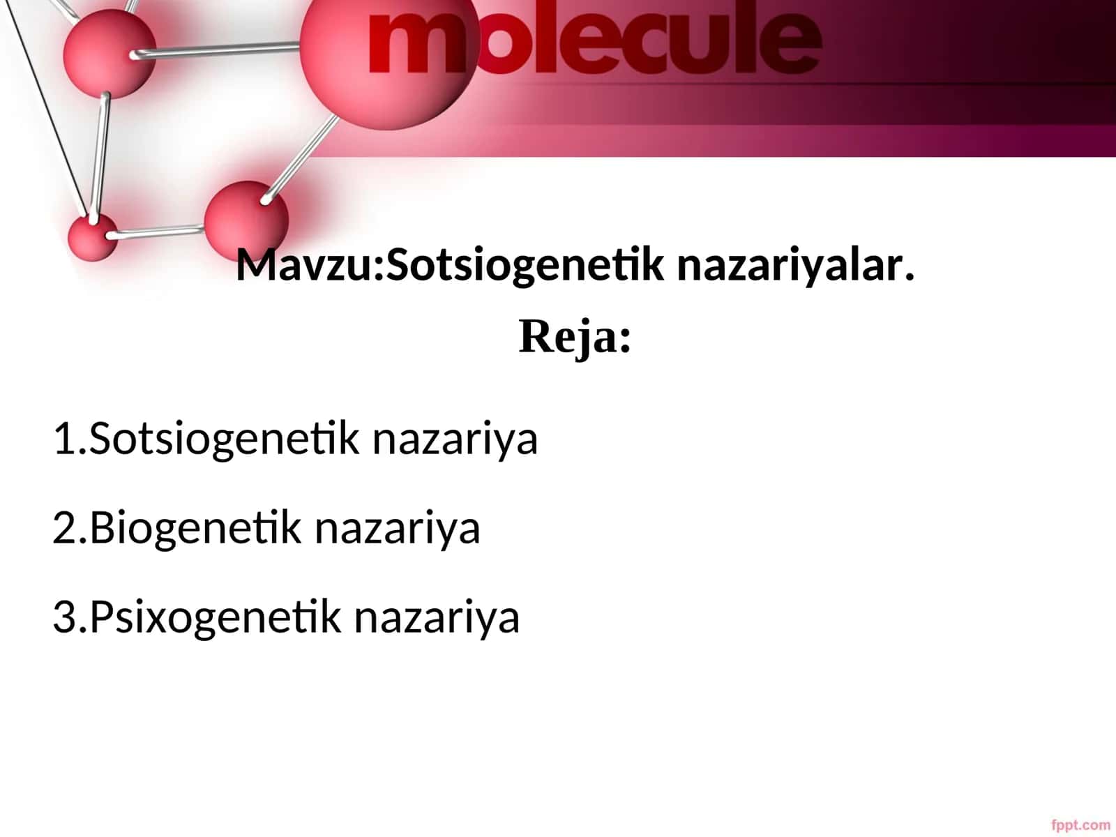 Sotsiogenetik nazariyalar